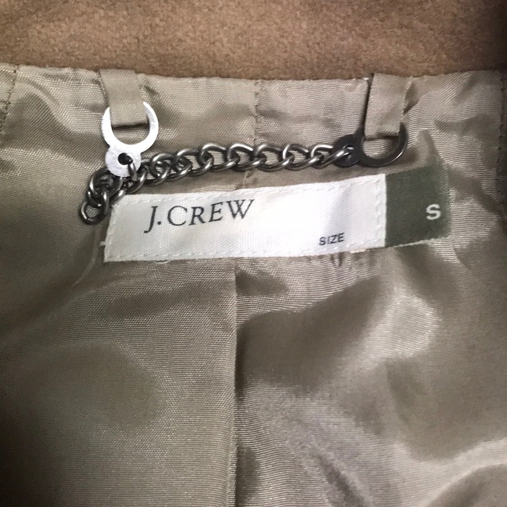 Wool J. Crew camel colored pea coat